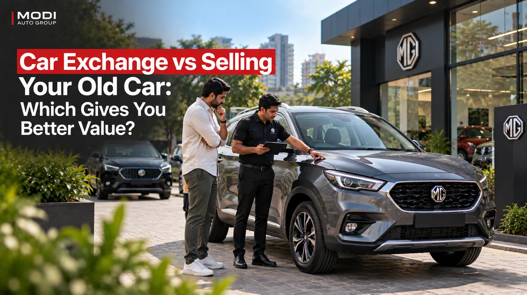 Car Exchange vs Selling Old Car